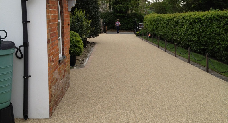 resin bounded driveway